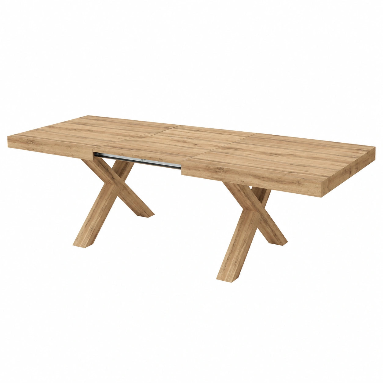 Tisch – 180 × 90 × 76 cm, ausziehbar, aus Eichenholz