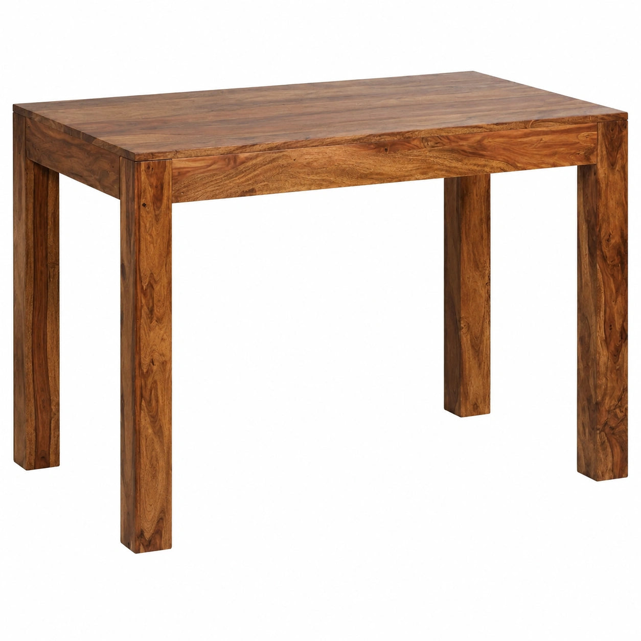 Esstisch – 120 cm, Landhausstil, aus Massivholz, Braun, für Esszimmer