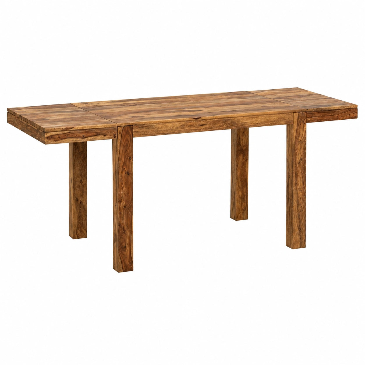 Esszimmertisch – 200 cm, rechteckige Form, ausziehbar, aus Massivholz