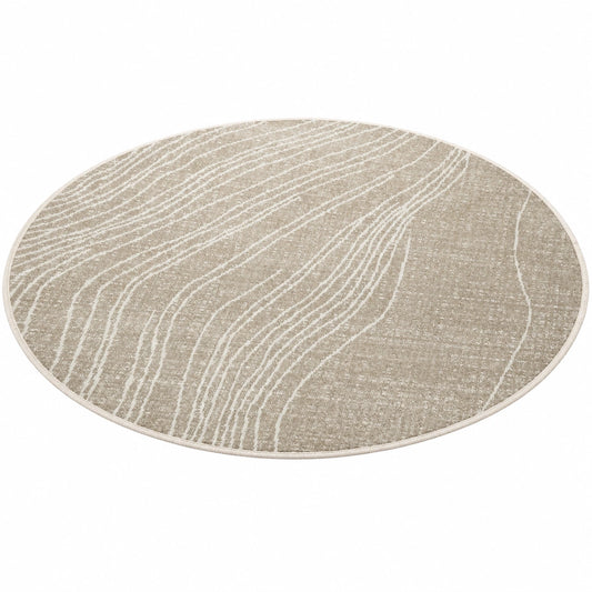 Teppich – Ø 200 cm, moderner Stil, runde Form, für Küche, Wohnzimmer und Schlafzimmer
