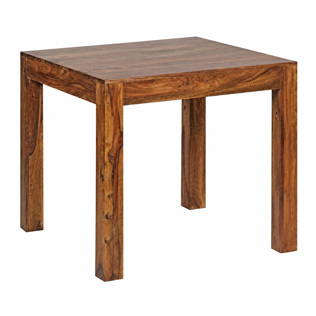 Esstisch – für 4 Personen, 80 cm, aus Massivholz
