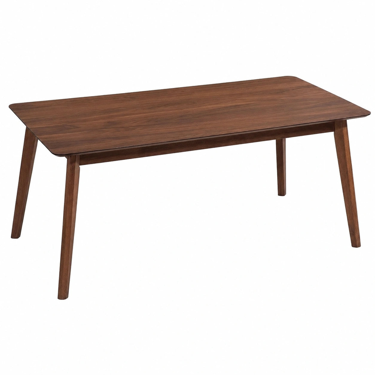 Esszimmertisch – 200 cm, aus MDF, Walnuss