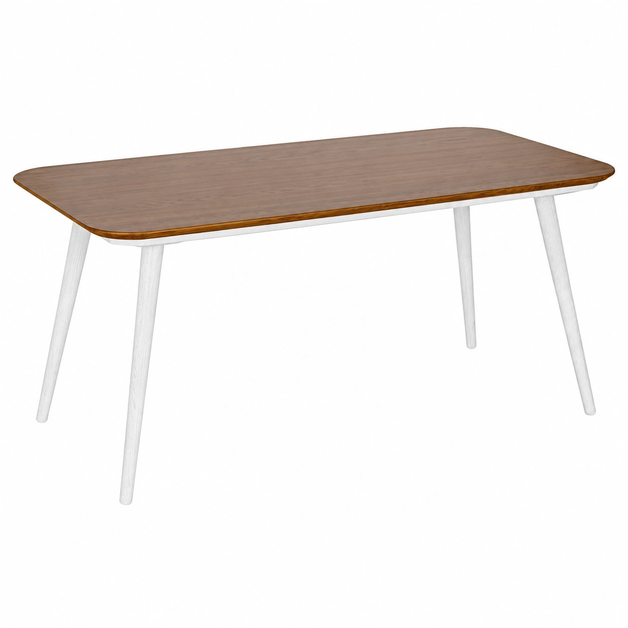 Esstisch – 180 cm, aus Massivholz und Eichenholz